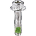 Flanged Socket Head Cap Screws with Nylon Patch